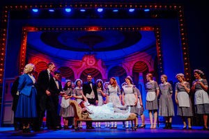 Annie making herself at home at Mr Warbucks’ mansion