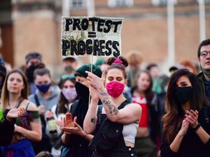 Supporting image for story: Police bill protest being held in Shrewsbury 