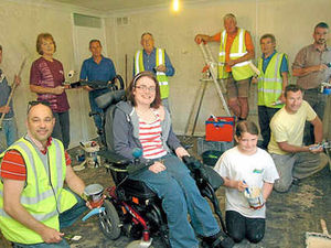 Supporting image for story: Helpers step in with Oswestry flat makeover for Elin