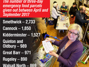 Supporting image for story: Food banks hand out 10,000 crisis parcels