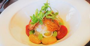 Tomato salad with burrata