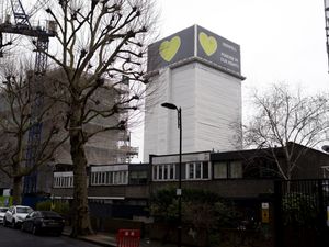 A general view of Grenfell Tower, in west London