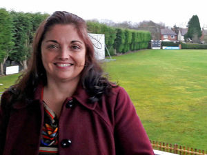 Supporting image for story: Pride of first woman in chair at Shrewsbury Cricket Club