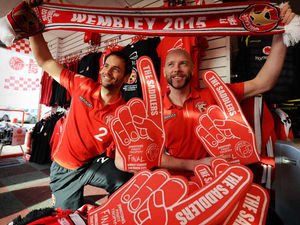 Supporting image for story: Purkiss scored at Wembley - but didn't see it!