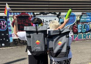 Compass Fostering Wales showcases branded bags at Cardiff Pride