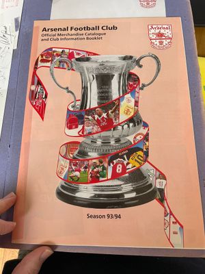  Arsenal wrote back with a merchandise catalogue.
