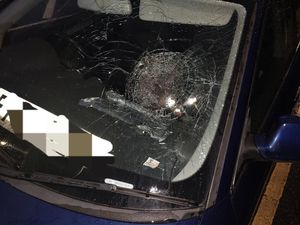Supporting image for story: Police in Brierley Hill stop Audi car with smashed windshield - driver arrested
