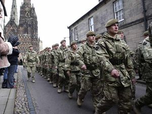 Supporting image for story: Hundreds of returning soldiers to parade through Stafford