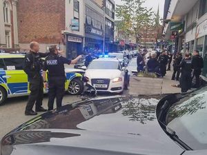 Supporting image for story: Man, 19, charged with dangerous driving over Shrewsbury town centre crash involving police car