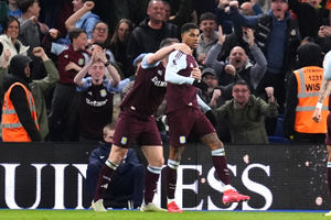 Supporting image for story: Brighton 0 Aston Villa 3: Counter attack masterclass as Villa climb Premier League table