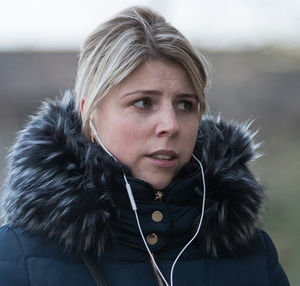 Viktorija's mother Karolina Valantiniene arrives at Wolverhampton Crown Court