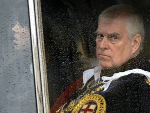 The Duke of York in a car