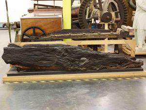 The Mucklestone Canoe is in store at Birmingham Museums but can be viewed on selected days.
