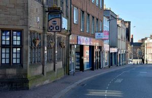 Streets in Dudley town centre are still