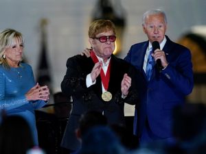 Supporting image for story: Elton John gives White House performance for US president and ‘history makers’