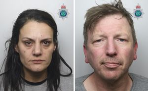 Natalie O’Kelly and David Gold, both of Wolverhampton. Photo: Staffordshire Police