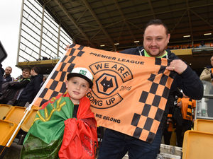 Supporting image for story: Wolves fans revel in Molineux promotion party as Nuno's side beat Blues - GALLERY