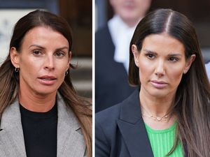Coleen Rooney (left) and Rebekah Vardy during the libel trial (Yui Mok/PA)