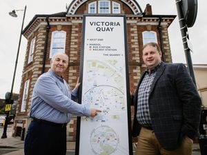 Supporting image for story: Wayfinding columns set up in Shrewsbury to help visitors find their way round