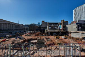 Latest pics of the work on the Paradise redevelopment project in Birmingham city centre, creating the foundations for the Chamberlain Square office buildings.