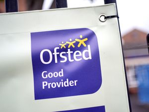 General view of a sign displaying a ‘good’ Ofsted rating