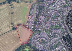 An outline planning application has been submitted for 28 homes off Jarvis Drive in Bayston Hill. Picture: Berrys