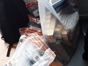 Supporting image for story: Haul of counterfeit cigarettes and tobacco seized in series of raids in Telford 
