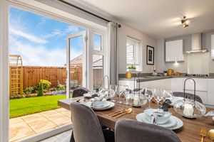 The Fallows - The dining area at a show home in Staffordshire