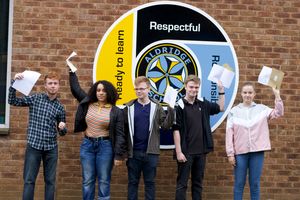 Aldridge School students celebrate