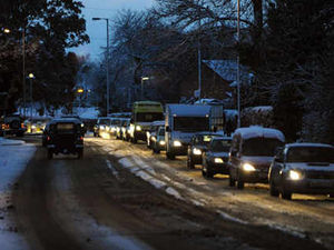 Supporting image for story: West Midlands roads hit by heavy snow