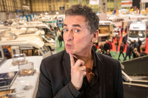 Shane Richie at the Caravan, Camping and Motorhome Show in Birmingham