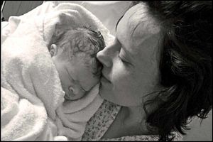 Rhiannon Davies, of Ludlow, with daughter Kate