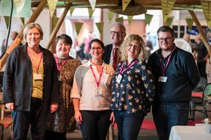 Networking at the 2025 festival