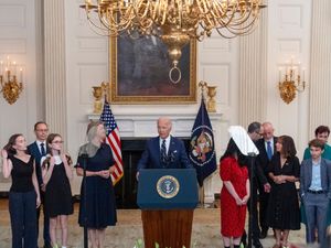 Supporting image for story: Biden welcomes prisoner swap with Russia and declares their ‘brutal ordeal’ over