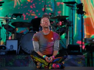 Chris Martin on stage