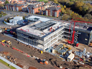 Supporting image for story: Work progresses on Dudley College's Institute of Technology