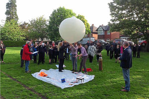 Supporting image for story: Weather balloon from Shropshire school lands in Netherlands