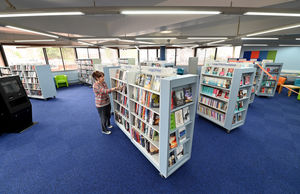 The library has a new look