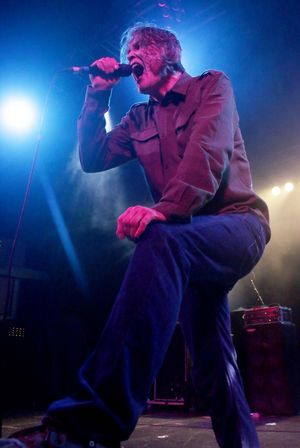 Ned's Atomic Dustbin's Jonn Penney at Birmingham's O2 Academy. Pic: Andy Shaw