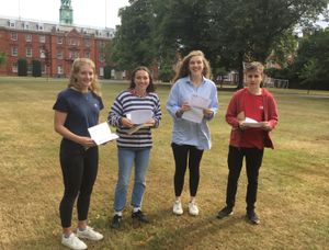 At Shrewsbury School are Imogen Evans, Sophia Price, Jessie Inglis-Jones and Angus Warburg