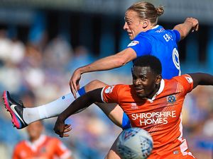 Supporting image for story: Shrewsbury's Toto Nsiala battles strikers – and lack of self-belief