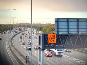Supporting image for story: Five Just Stop Oil protesters jailed for conspiracy to block M25