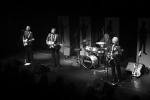The Fourmost performing at The Edge Arts Centre, Much Wenlock on Friday night. Photo: Andy Brooks