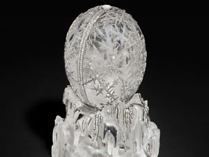 Supporting image for story: Faberge egg estimated to sell for more than £20 million at auction