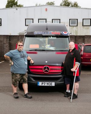 Vince Price, left and David Pryce at Transportwise in Telford