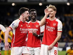 Supporting image for story: Arsenal return to top of Premier League with win at Wolves