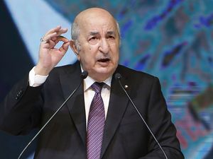 Supporting image for story: Algeria’s president expected to win second term as voters go to polls