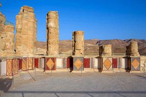 Herod's old palace at Masada