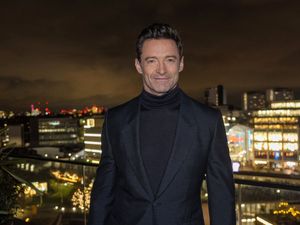 Supporting image for story: Hugh Jackman dons all black ensemble ahead of screening for The Son