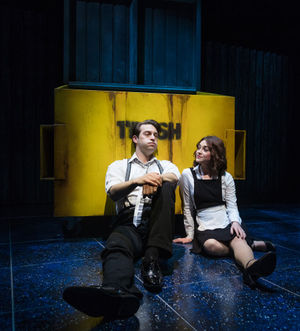 The Wedding Singer John Robyns as Robbie and Cassie Compton as Julia. Pictures by: Darren Bell